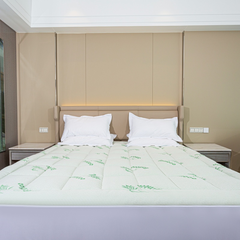 Viscose afgeleide bamboe matrasafdekking, koeling 3D luchtstofbed kussendeksel met premium comfort en bescherming