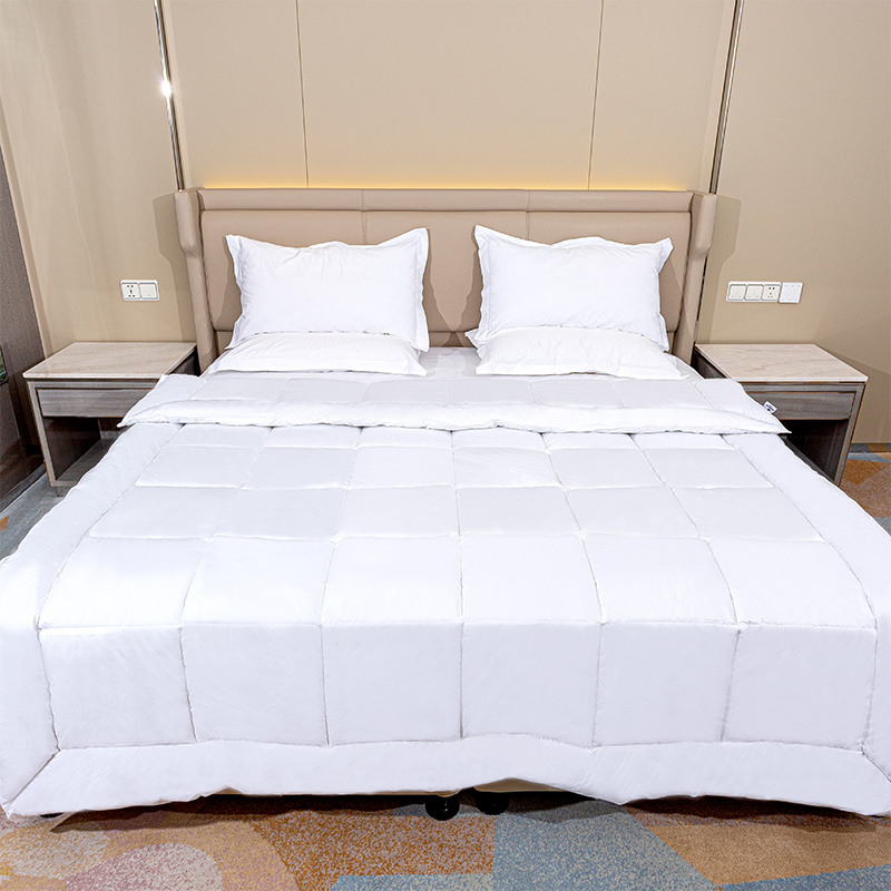 Katoenen deksel lichtgewicht polyester dekbed, ultra-soft dekbedinzet voor warm weer, GRS gerecyclede microfiber ademende bedquilt